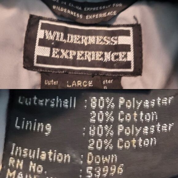 Vintage Puffer Vest L Gray Down Insulation Warm Outerwear Granola Gorpcore - Picture 3 of 12